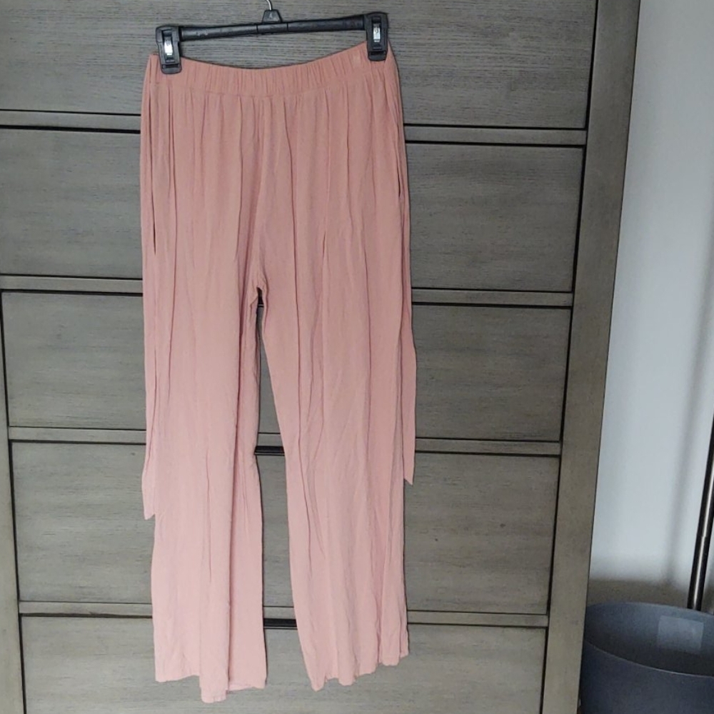 Pink Palazzo Pants - Picture 4 of 5
